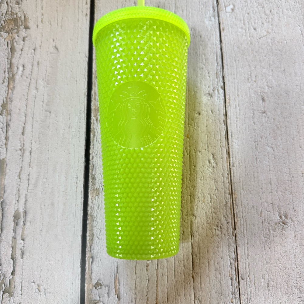 Starbucks Neon Green Venti Studded Tumbler